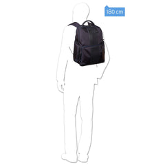 Piquadro Zaino Fast-Check Porta Pc/ipad®Air/pro 9,7 Con Cavetto Antifurto Brief Grigio-Nero CA4550BRBM