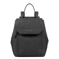 Zaino Con Patta In Pelle Nero Piquadro CA4579W92/N