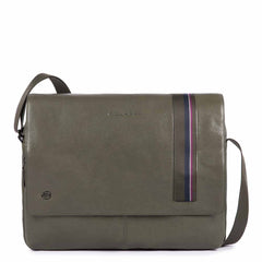 Piquadro Messenger Porta Computer Con Scompartimento Verde Oliva CA4639B3S