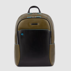 Piquadro C4762B2/VEN Zaino Grande Porta Computer 15,6" E Porta Ipad® Verde/Nero