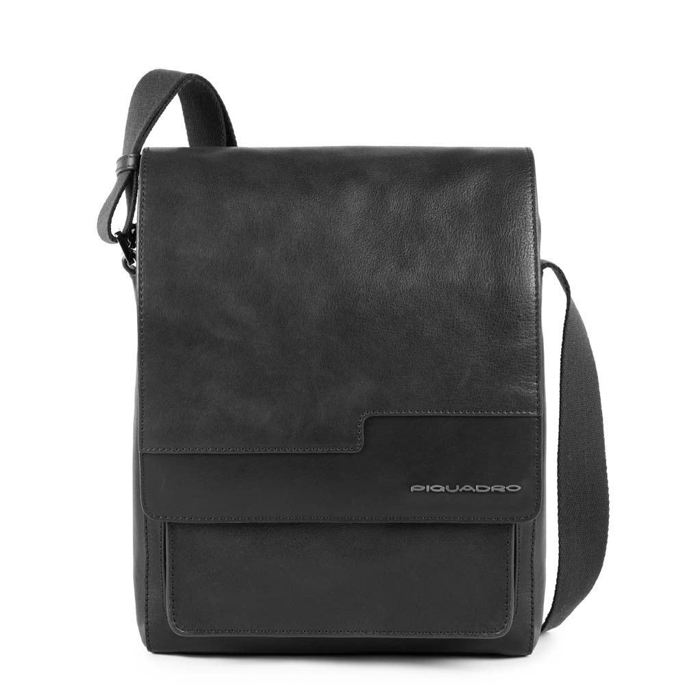 Piquadro Tracolla Verticale Porta Ipad® Con Patta Nero CA4783W95/N