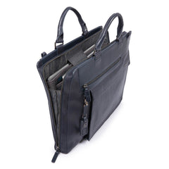 Piquadro Cartella Sottile A Due Manici Porta Computer Blu Notte CA4785W95/BLU