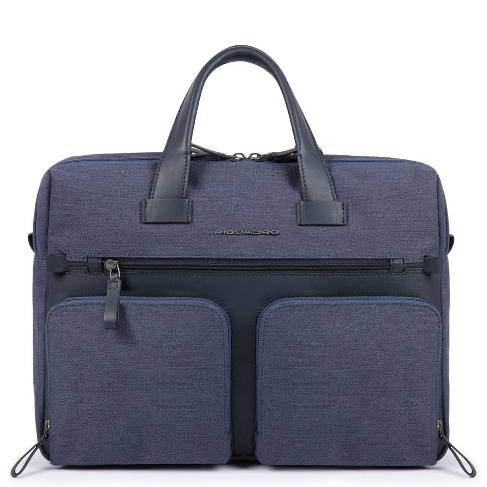 Piquadro Cartella Porta Computer E Porta Ipad® A Due Manici Blu CA4803W98/BLU