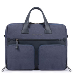 Piquadro Cartella Porta Computer E Porta Ipad® A Due Manici Blu CA4803W98/BLU