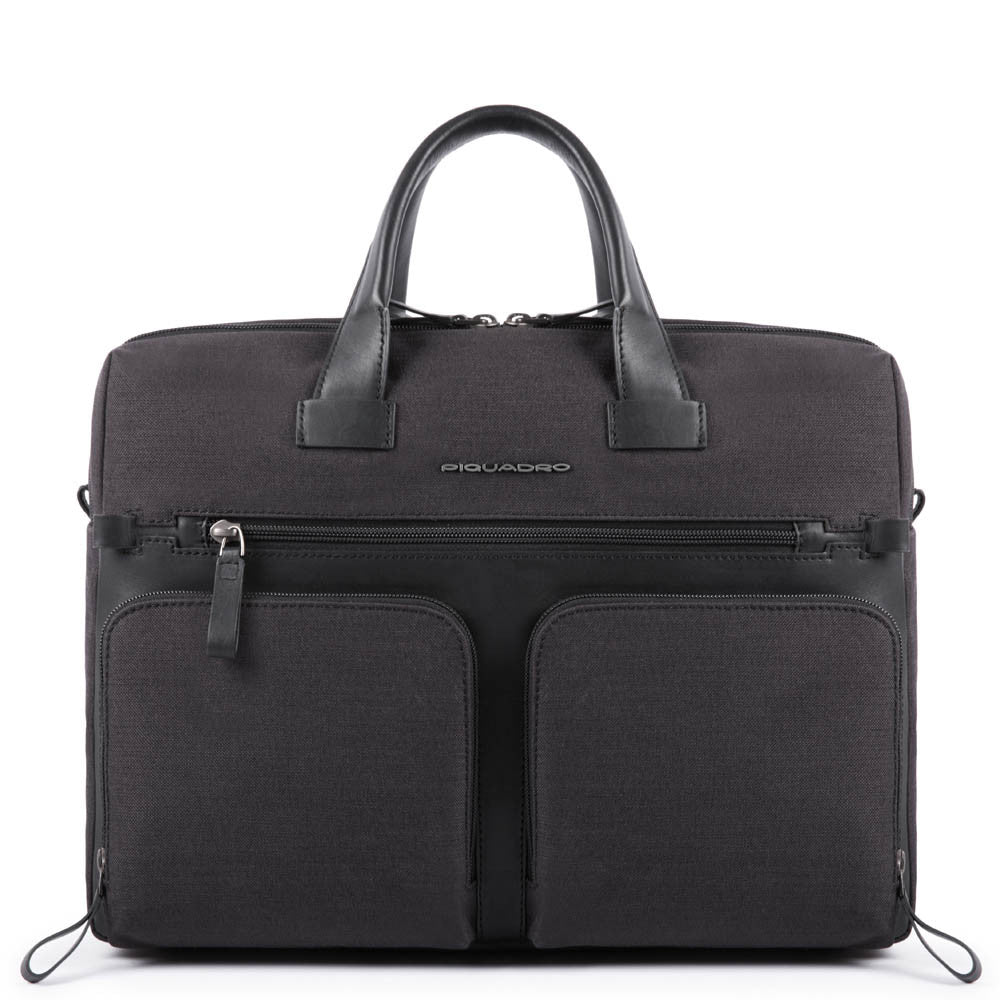 Piquadro Cartella Porta Computer E Porta Ipad® A Due Manici Nero CA4803W98/N