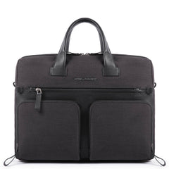 Piquadro Cartella Porta Computer E Porta Ipad® A Due Manici Nero CA4803W98/N