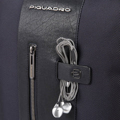 Piquadro Zaino Porta Pc E Porta Ipad® Con Cavo Antifurto Nero