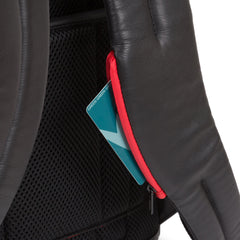 Piquadro, zaino in pelle con sistema antifurto e lucchetto grigio/nero CA4818UB00/GRN