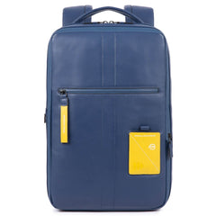 Piquadro Zaino Sottile Espandibile Porta Computer E Porta Blu CA4840W97/BLU