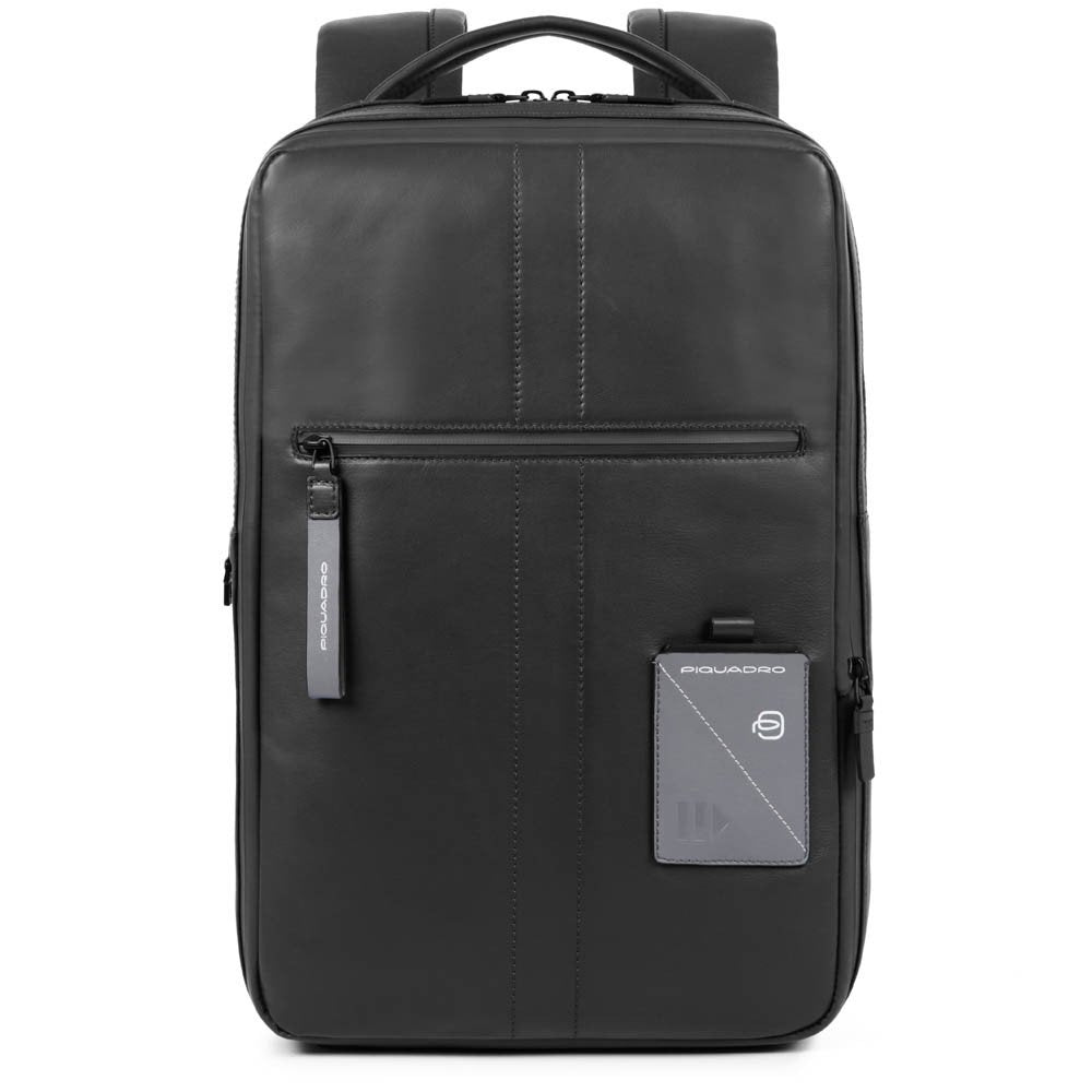 Piquadro Zaino Sottile Espandibile Porta Computer E Porta Nero CA4840W97/N