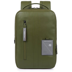 Piquadro Zaino Sottile Espandibile Porta Pc E Porta Ipad®P Verde Oliva CA4841W97/VE