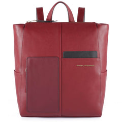 Piquadro Zaino Porta Computer E Porta Ipad®Pro 12,9" Con Bordeaux CA4847W100/BO