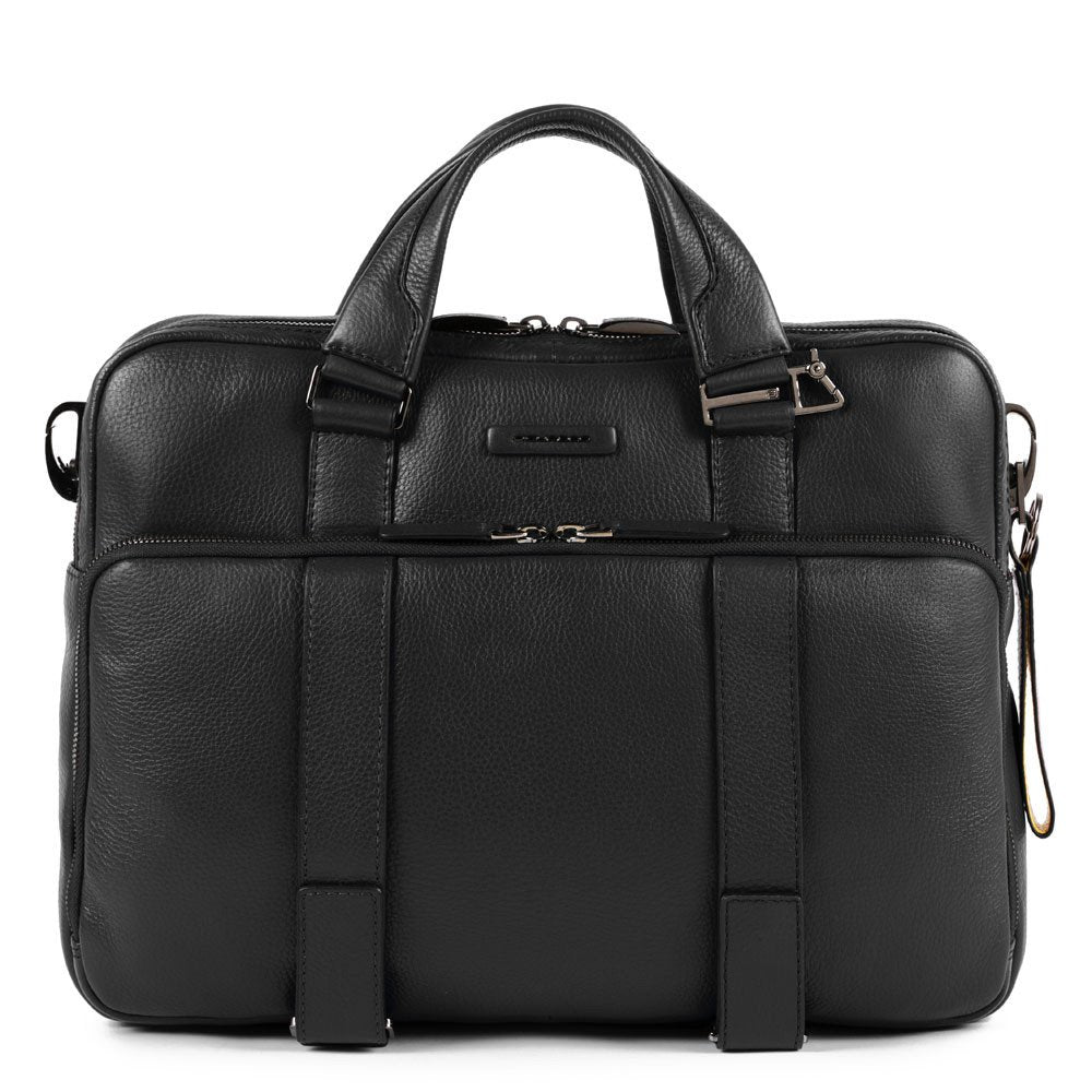 Piquadro Cartella A Due Manici Porta Computer E Porta Ipad® Nero CA4896MOS/N