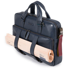 Piquadro Cartella A Due Manici Porta Computer E Porta Ipad® Nero CA4896MOS/N