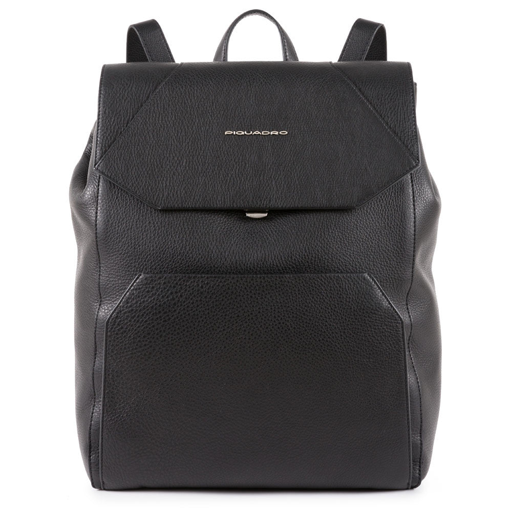 Piquadro Zaino Espandibile Porta Computer Nero CA4897MU/N PIQAUDRO ZAINO DONNA