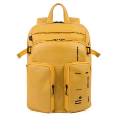 Piquadro Zaino Porta Computer E Porta Ipad® A Due Scomparti Giallo Ocra CA4922S106/G