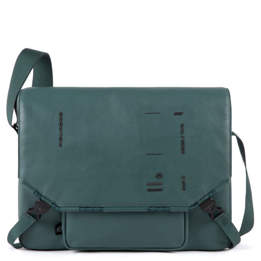 Piquadro Messenger Porta Computer E Porta Ipad® Verde Bottiglia CA4925S106/VE