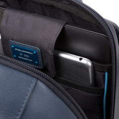 Piquadro Zainetto Porta Computer E Porta Ipad® Con Protezio Blu Oltremare CA4944S104/BLU