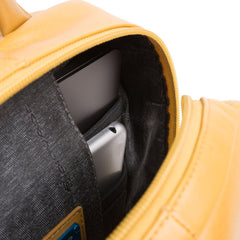 Zainetto Porta Computer E Porta Ipad Piquadro Giallo Senape CA4944S111/G