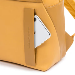 Zainetto Porta Computer E Porta Ipad Piquadro Giallo Senape CA4944S111/G