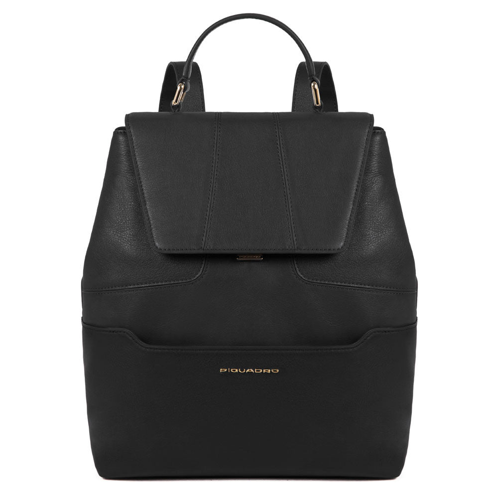 Piquadro Zaino Porta Ipad® Espandibile Con Patta Nero CA4951S108/N