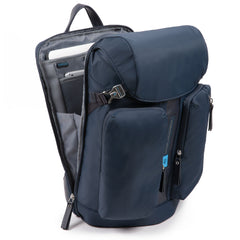 Zaino In Nylon Rigenerato Porta Computer Nero Piquadro CA5039BIO/N