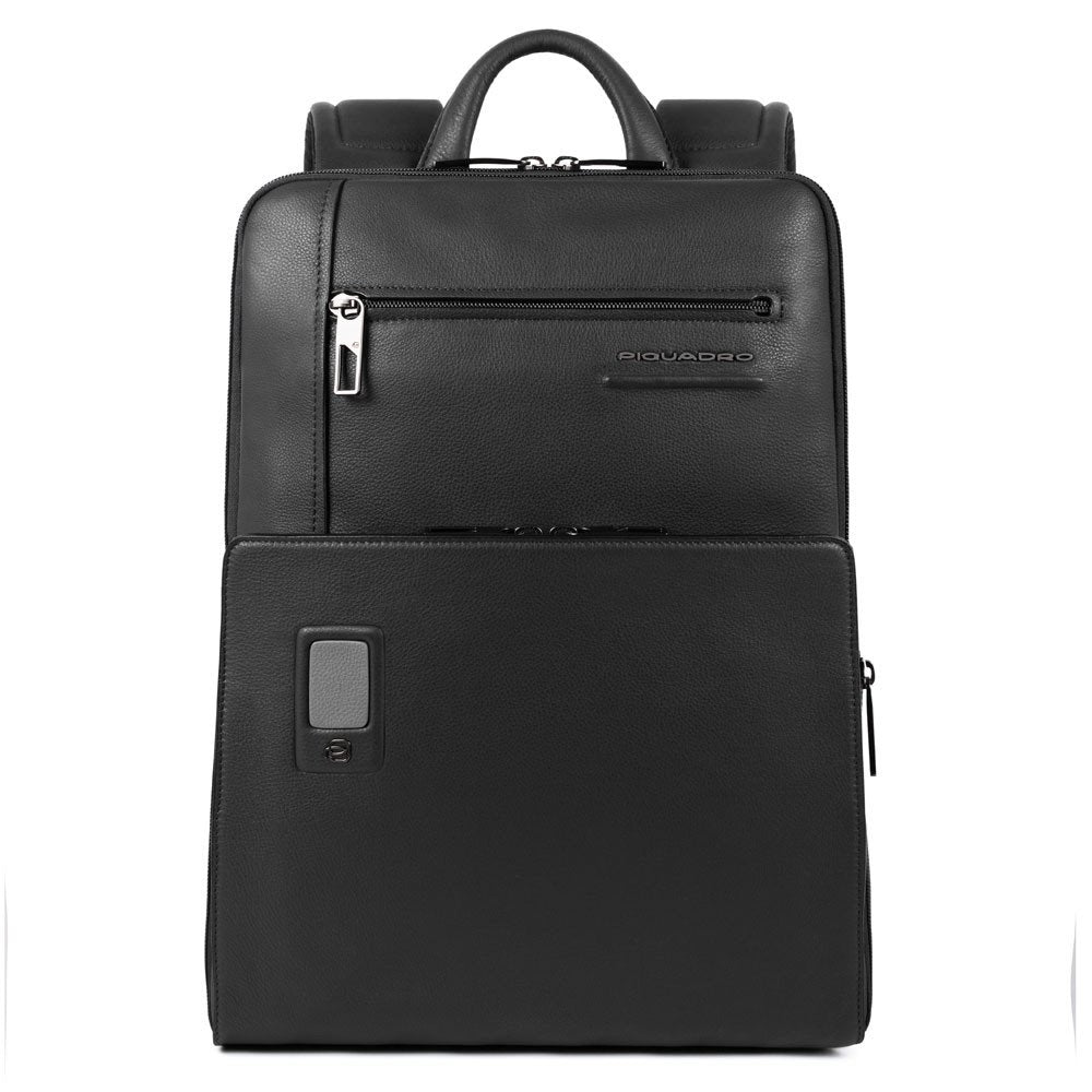 Zaino Sottile Espandibile Personalizzabile Porta Nero Piquadro CA5102AO/N