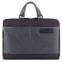 Cartella Porta Computer E Porta Ipad® In Tessuto Nero Piquadro CA5156W107/N