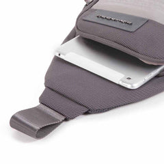 Monospalla Porta Ipad® In Tessuto Riciclato Nero Piquadro CA5159W107/N