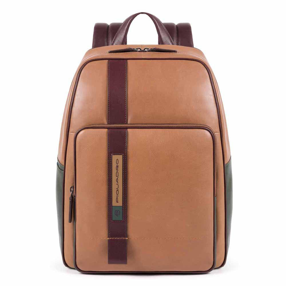 Zaino Porta Computer E Porta Ipad® Con Protezione Beige Scuro/verde Piquadro CA5182W105/BE