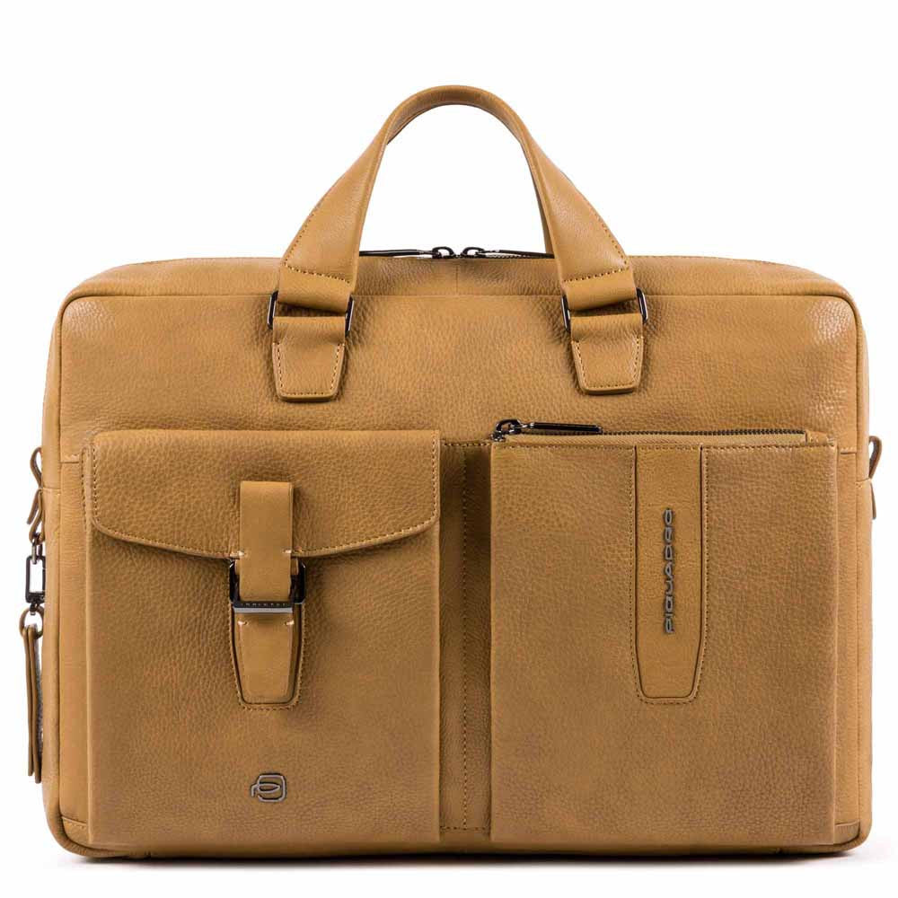 Piquadro Cartella Porta Computer E Porta Ipad A Due Manici Giallo Ocra CA5195W101/G