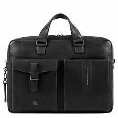 Cartella Porta Computer E Porta Ipad A Due Manici Nero Piquadro CA5195W101/N