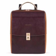 Piquadro Zaino Donna Porta Computer Melanzana - Cuoio CA5277DFS/MCU