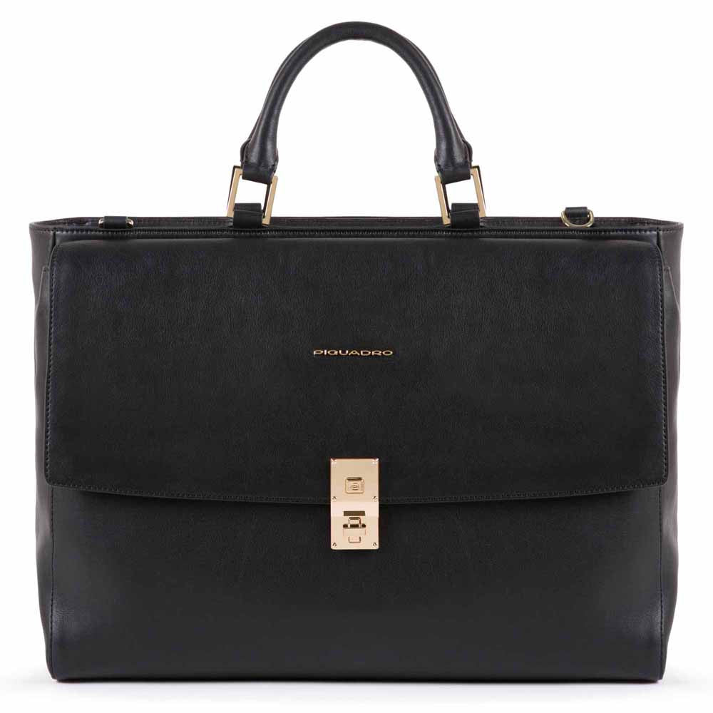 Piquadro Cartella Porta Computer A Due Manici Nero CA5279DF/N