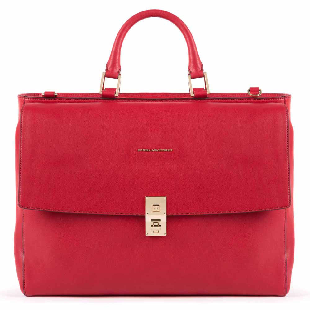 Piquadro Cartella Porta Computer A Due Manici Rosso CA5279DF/R