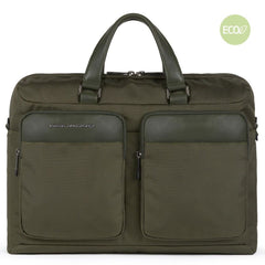 Cartella A Due Manici Porta Computer Piquadro Verde Oliva CA5314S115/VE