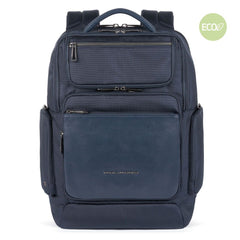 Zaino Fast-Check In Pelle E Tessuto Piquadro Blu Notte CA5317S115/BLU