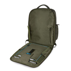Zaino Fast-Check In Pelle E Tessuto Piquadro Verde Oliva CA5317S115/VE