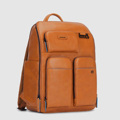 Piquadro CA5381B2V - Zaino Porta Computer Con Porta Bottiglia/Ombrello Sabbia Sahara