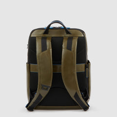 Piquadro CA5381B2V/VEN Zaino Porta Computer Con Porta Bottiglia/Ombrello Verde/Nero