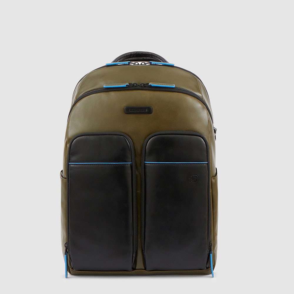 Piquadro CA5574B2V/VEN Zaino Porta Computer E Porta Ipad® Con Protezione Verde/Nero