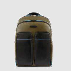 Piquadro CA5574B2V/VEN Zaino Porta Computer E Porta Ipad® Con Protezione Verde/Nero