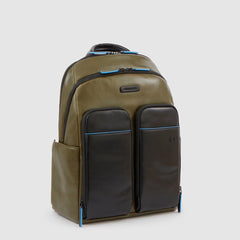 Piquadro CA5574B2V/VEN Zaino Porta Computer E Porta Ipad® Con Protezione Verde/Nero
