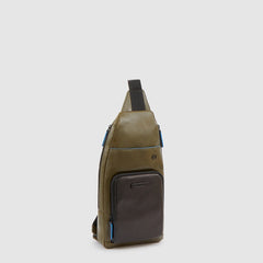 Piquadro CA5577B2V/VEN Monospalla Porta Ipad®Mini Verde/Nero