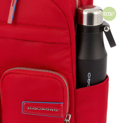 Zaino Donna Piquadro Porta Computer In Tessuto Riciclato Rosso CA5695RY/R