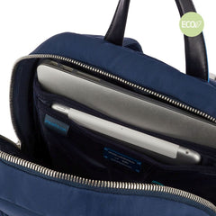 Zaino Piquadro Porta Pc E Porta Ipad In Tessuto Riciclato Blu Notte CA5699RY/BLU