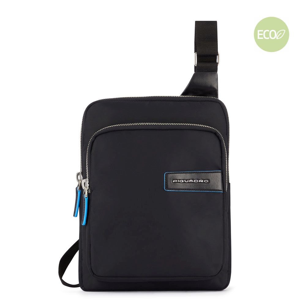 Borsello Piquadro Porta Ipad In Tessuto Riciclato Nero CA5704RY/N