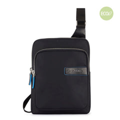 Borsello Piquadro Porta Ipad In Tessuto Riciclato Nero CA5704RY/N