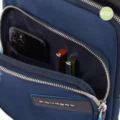Borsello Piquadro Porta Ipad In Tessuto Riciclato Nero CA5704RY/N