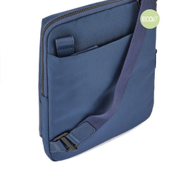 Borsello Piquadro Porta Ipad In Tessuto Riciclato E Pelle Verde Inglese CA5748S117/VE